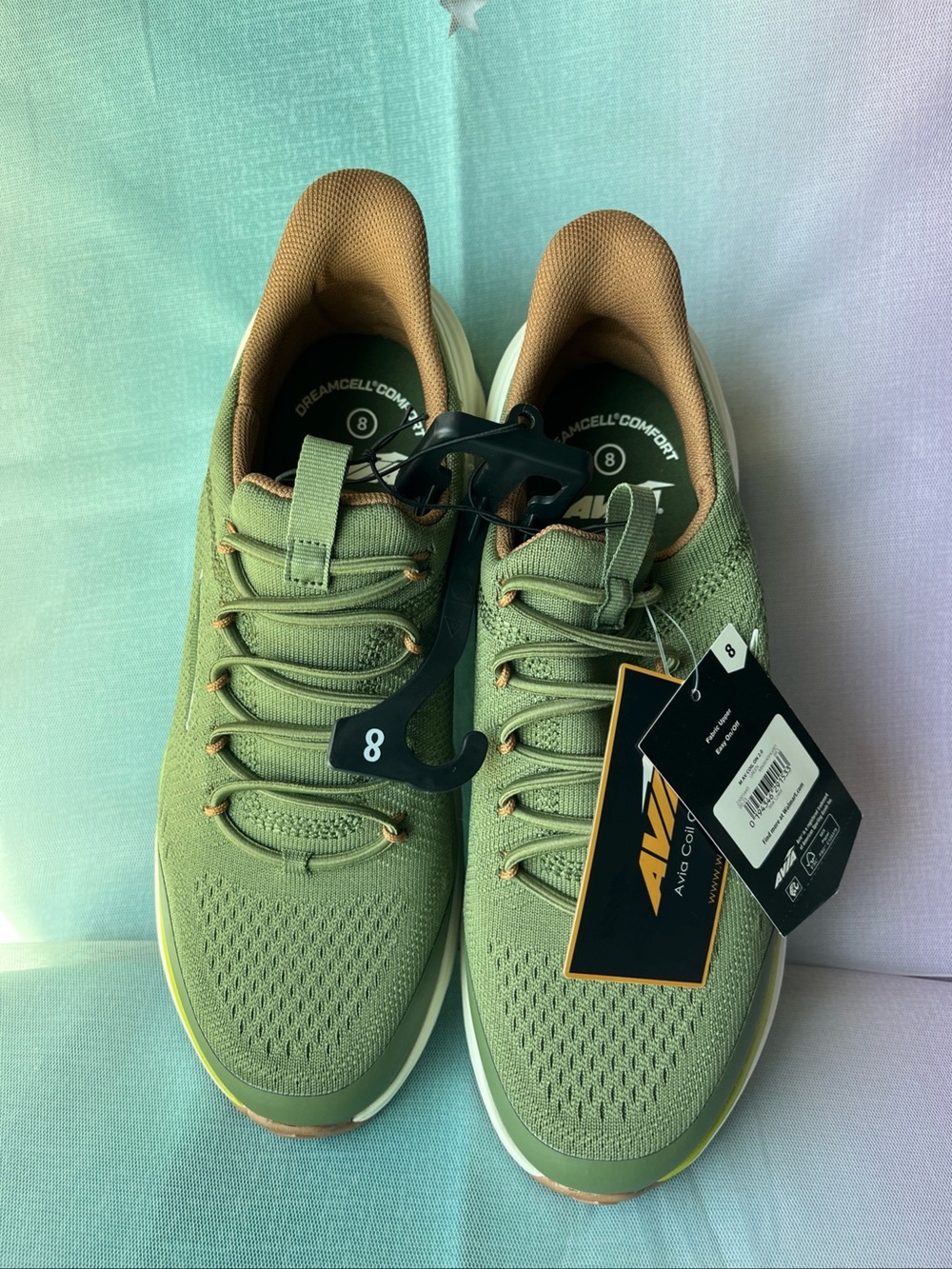 Avia Coil On 2.0 DreamCell Men’s Size 8 Color Green Slip On Shoes New With Tags